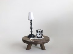 Kit Mini Abajur de Mesa + Relóginho na internet