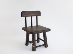Cadeirinha Louise Chair - Marrom Rustico