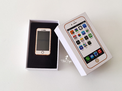 Mini Celular Cenográfico - Iphone Dourado com Caixinha - comprar online