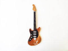 Mini Guitarra Jag-stang Canhoto Dark Wood