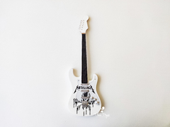 Mini Guitarra Stratocaster Metallica White