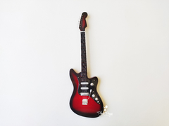 Mini Guitarra Jaguar Red Black