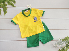 Conjunto Jogador Seleção Brasileira Verde - Brasil