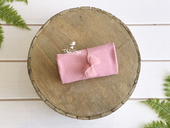 Wrap + Headband - Rosa Amaranto Tule