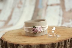 HeadBand - Floral mod. 001 Rosa Bebê - comprar online