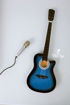 Mini Violão Folk- Blue - comprar online