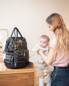 Mochila Jane Metallic Black - comprar online