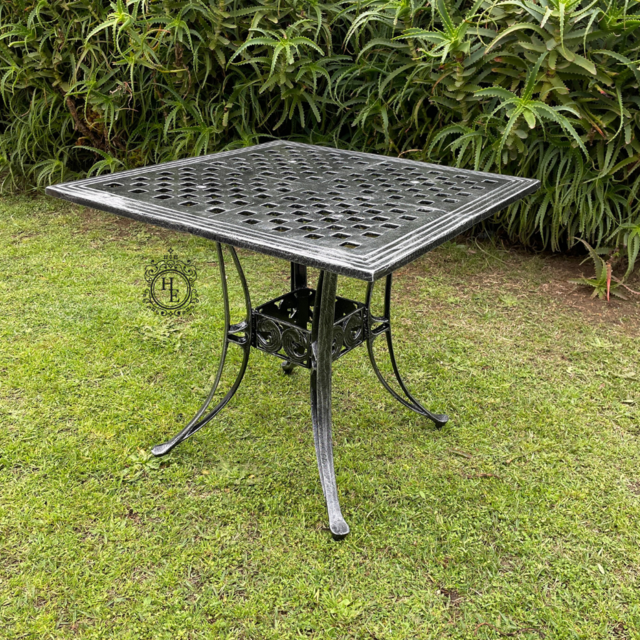 Mesa Chato chica cuadrada (75x75cm) - Juegos de jardín de Hierro | #1 Precios en Argentina  | Hierro Estilo