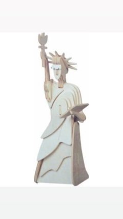 Estatua de la Libertad de madera para armar en 3D