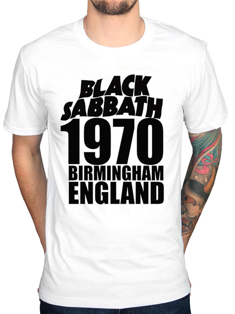 Remeras Rock Black Sabbath