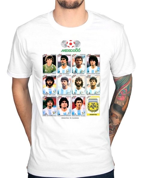 Remeras Argentina Campeón 86