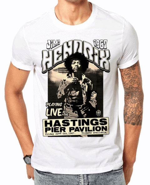 Remera Jimi Hendrix