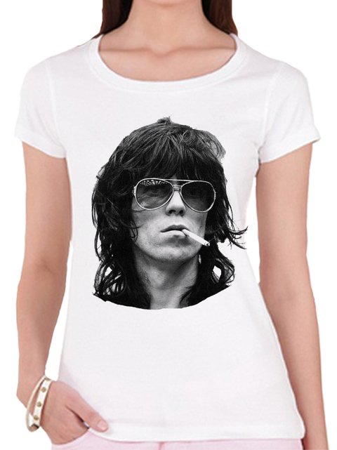 Remeras Rock  Keith Richards (Mujer)