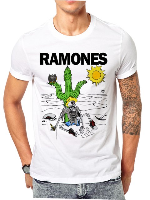 Remeras RAMONES -Loco Live