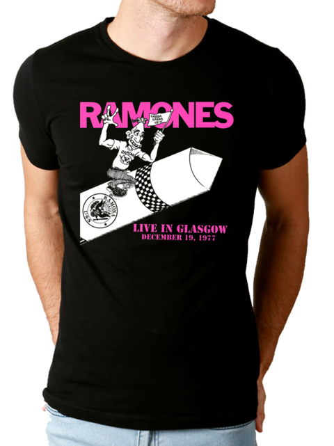 Remeras Rock Ramones In Glasgow 1977
