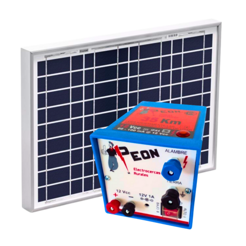 Boyero Eléctrico 35 km Peón con panel solar