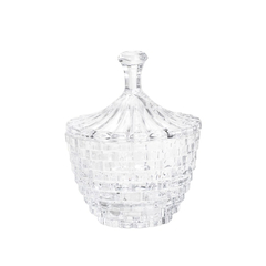 POTICHE DECORATIVO CRISTAL DE CHUMBO C/TAMPA BRICK