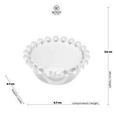 MINI BOWL CRISTAL PEARL 9x4CM - loja online