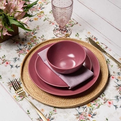 PRATO SOBREMESA COLOR HOME BLUSH MATT - CONJUNTO COM 6 - comprar online