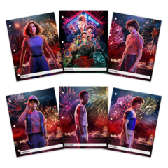 Asignaturas Stranger Things - Pack x 6