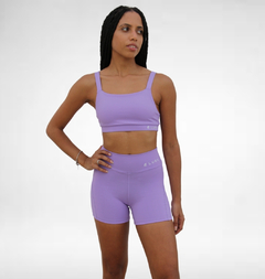 short para crossfit lilas