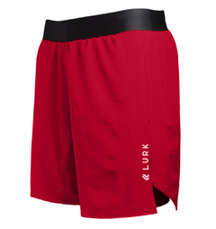 Shorts Curto c/Lycra 2x1 Vermelho Lurk