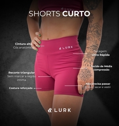 Shorts Curto Rosa Lurk - loja online