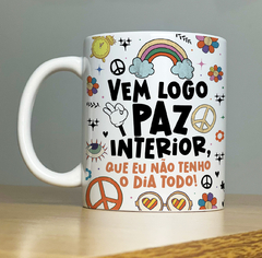 Caneca Vem Logo Paz Interior