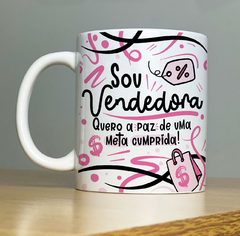 Caneca Sou Vendedor(a) - comprar online