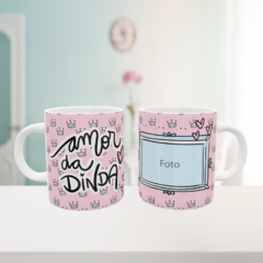 Caneca Amor da Dinda Rosa + Foto