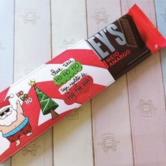 Embalagem Natal para Barra Chocolate 90g - comprar online