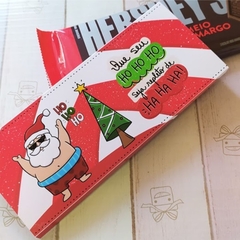 Embalagem Natal para Barra Chocolate 90g na internet