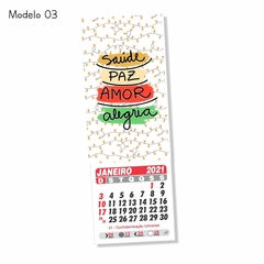 Ímã Natal com Calendário 2024 - 12 und - Banguela Gifts | Personalizados