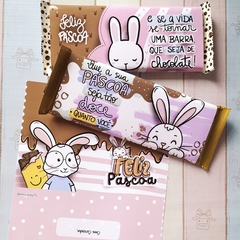 Rótulo Páscoa Barra Chocolate 90g - comprar online