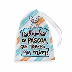 Saquinho Páscoa - VÁRIAS ESTAMPAS - Banguela Gifts | Personalizados