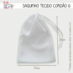 Saquinho em Tecido c/ Cordão - G - comprar online