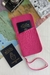 Porta pasaporte/documentos de viaje - Fucsia
