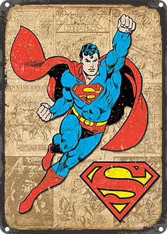 CHAPA VINTAGE: SUPERMAN - DC COMICS