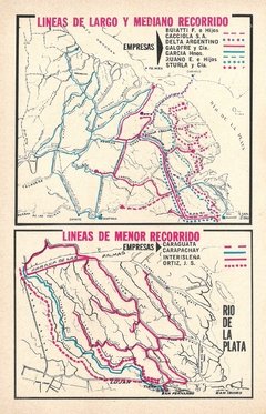 Delta del Paraná Recorrido Lanchas 1969 - comprar online
