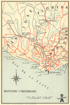 Montevideo y alrededores 1954