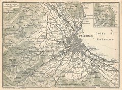 Palermo y alrededores 1924 - comprar online