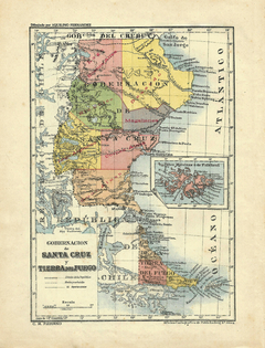 Santa Cruz, Tierra del Fuego e Islas Malvinas 1927