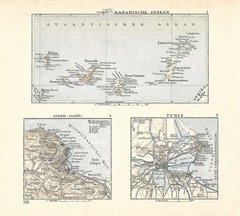 Islas Canarias Argelia y Túnez 1929 - comprar online