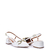 Sapato Slingback Salto Baixo Couro Branco na internet