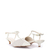 Sapato Slingback Salto Baixo Couro Linho - comprar online