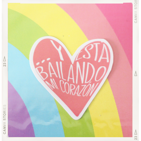 Sticker BAILANDO MI CORA - @Somosporfa