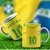 Caneca Seleção Brasileira Amarela com seu Nome