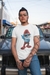 Camiseta Papai Smurf Paz e Amor - comprar online