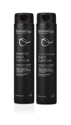 COMBO BLACK PLATINUM BONMETIQUE Shampoo+Acondicionador