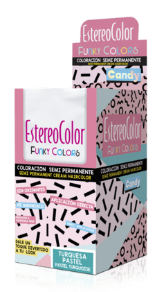 FUNKY COLORS CANDY PASTELES x 12unidades